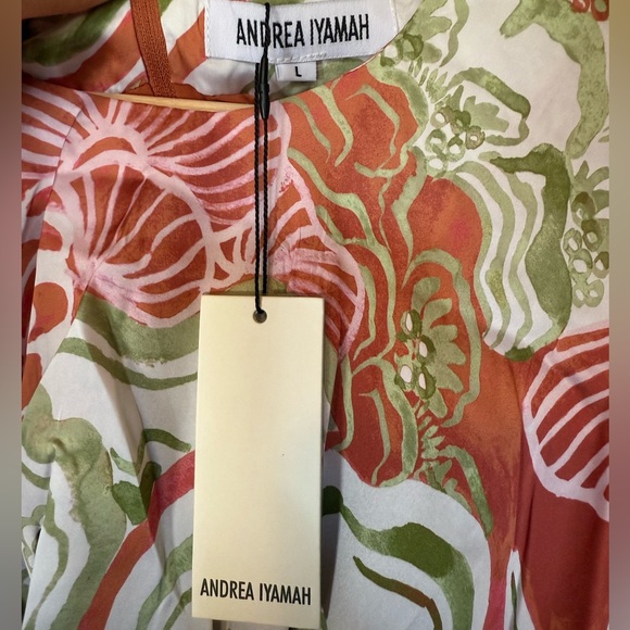 Andrea Iyamah Behati Cropped Top & Skirt Set NWT Size Large - Picture 4 of 11